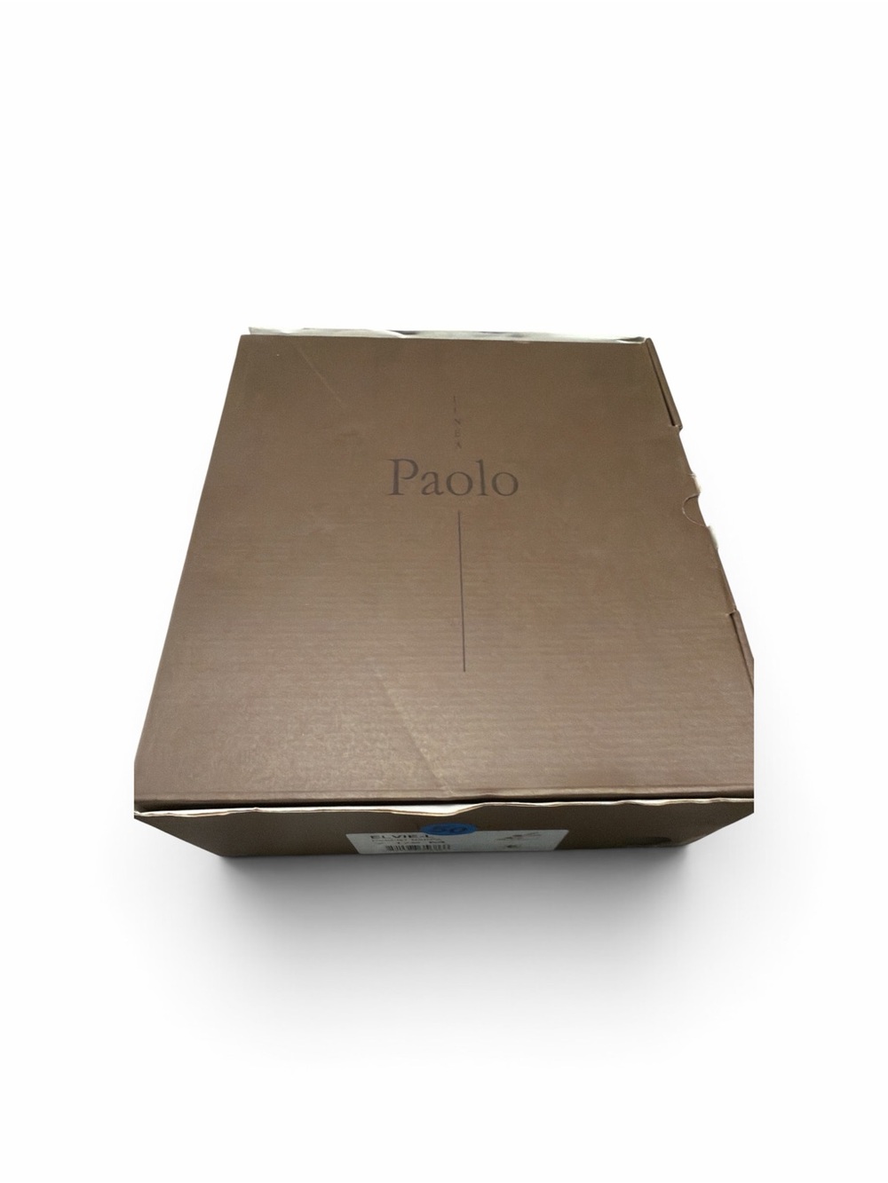 Paolo Cognac Brown Leather Buckle Wedge Sandals - Picture 7 of 7